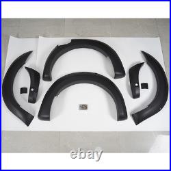6PCS Black Wide Wheel Arches Fender Flares Body Kit For 2019-2022 Ford Ranger T8