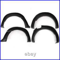 6Pcs Black Wide Wheel Arches Fender Flares Body Kit For 12-2015 Ford Ranger T6 A