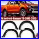6Pcs Black Wide Wheel Arches Fender Flares Body Kit For 2012-2015 Ford Ranger T6