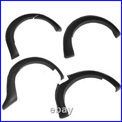 6Pcs Black Wide Wheel Arches Fender Flares Body Kit For Ford Ranger T7 2016-2018
