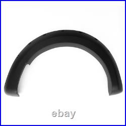 6Pcs Black Wide Wheel Arches Fender Flares Body Kit For Ford Ranger T7 2016-2018