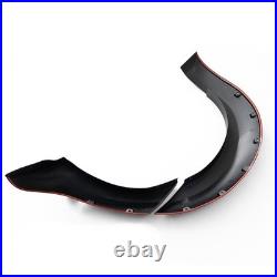 6Pcs Black Wide Wheel Arches Fender Flares Body Kit For Ford Ranger T7 2016-2018