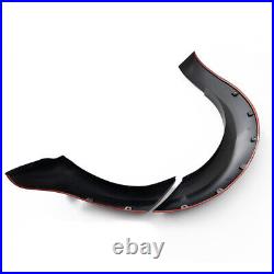 6Pcs Black Wide Wheel Arches Fender Flares Body Kit For Ford Ranger T7 2016-2018