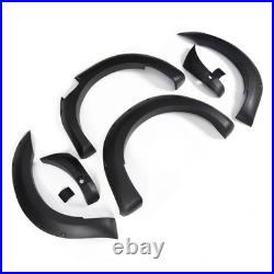 6Pcs Black Wide Wheel Arches Fender Flares Body Kit For Ford Ranger T8 2019-2022