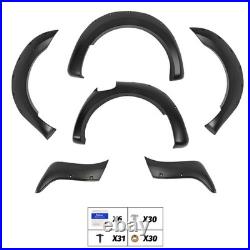 6Pcs Wide Arch Kit Fender Flares Wheel Arches For Ford Ford Ranger T7 2015-18 UK