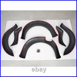 6Pcs Wide Wheel Arches Fender Flares BodyKit Body kit For Ford Ranger T7 2016-18
