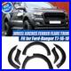 6Pcs Wide Wheel Arches Fender Flares Body Kit Black For Ford Ranger T7 16-18 UK