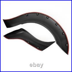 6Pcs Wide Wheel Arches Fender Flares Body Kit Black For Ford Ranger T7 16-18 UK