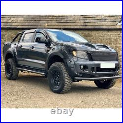 6Pcs Wide Wheel Arches Fender Flares Bodykit Body kits For 12-15 Ford Ranger T6