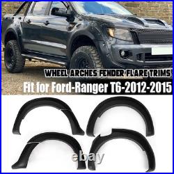 6Pcs Wide Wheel Arches Fender Flares Bodykit Body kits For 12-15 Ford Ranger T6