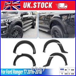 6X Wide Arch Kit Fender Flares Wheel Arches For Ford Ford Ranger T7 2016-2018