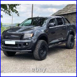 6X Wide Wheel Arches Fender Flares Body Kit Black For Ford Ranger T6 2012-15 UK