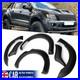 6 Pcs Black Wide Wheel Arches Fender Flares Body Kit For 12-2015 Ford Ranger T6