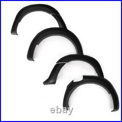 6 Pcs Wide Wheel Arches Fender Flares Black Body Kit For 12-2015 Ford Ranger T6