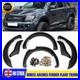6pcs Black Wide Wheel Arches Fender Flares Body Kit For Ford Ranger T6 12-15