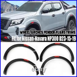 6pcs For Nissan Navara D23 Np300 2015-2020 Wheel Arches Fender Flares Body Kit
