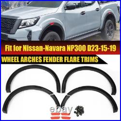 6pcs For Nissan Navara D23 Np300 2015-2020 Wheel Arches Fender Flares Body Kit