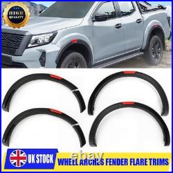 6pcs For Nissan Navara D23 Np300 2015-2020 Wheel Arches Fender Flares Body Kit