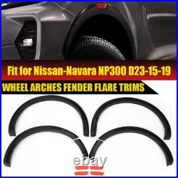 6pcs Wheel Arches Fender Flares Body Kit For 2015-2020 Nissan Navara D23 Np300