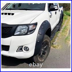 6pcs Wheel Arches Fender Flares Kit For Toyota Hilux MK7 2005-2014 Double Cab
