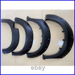 6pcs Wheel Arches Fender Flares Kit For Toyota Hilux MK7 2005-2014 Double Cab