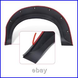 6pcs Wheel Arches Fender Flares Kit For Toyota Hilux MK7 2005-2014 Double Cab