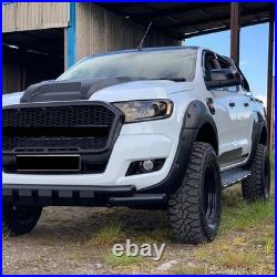 6pcs Wide Arch Kit Fender Flares Wheel Arches Set For Ford Ranger T7 2015-2018