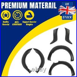 6pcs Wide Arch Kit Fender Flares Wheel Arches Set For Ford Ranger T7 2015-2018