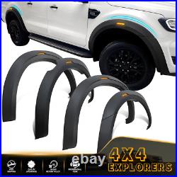 6pcs Wide Arch Kit LED Light Fender Flares for Ford Ranger 2016-2022 Double Cab