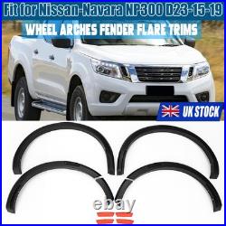 6x Wheel Arches Fender Flares Body Kits Uk For Nissan Navara D23 Np300 2015-20