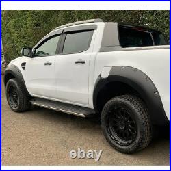 6x Wide Wheel Arches Fender Flares Body Kit Black For Ford Ranger T8 2019-2022 6x Wide Wheel Arches Fender Flares Body Kit Black For Ford Ranger T8 2019-2022