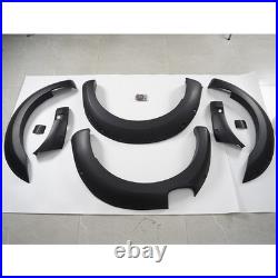 6x Wide Wheel Arches Fender Flares Body Kit Black For Ford Ranger T8 2019-2022