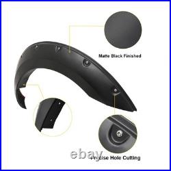 6x Wide Wheel Arches Fender Flares Body Kit Black For Ford Ranger T8 2019-2022