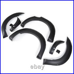 6x Wide Wheel Arches Fender Flares Body Kit Black For Ford Ranger T8 2019-2022