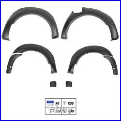 6x Wide Wheel Arches Fender Flares Body Kit Black For Ford Ranger T8 2019-2022 6x Wide Wheel Arches Fender Flares Body Kit Black For Ford Ranger T8 2019-2022