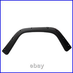 7 Wide Pocket Extended Fender Flare Kit For Jeep Wrangler 1997-2006