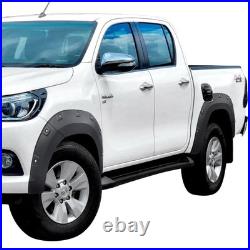 8.6 Wheel Arches for Toyota Hilux 2015-2020 Fender Flares Wide Body Kit Black