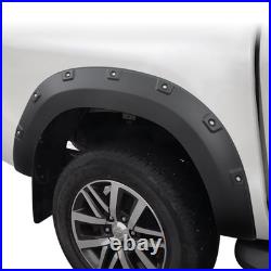 8.6 Wheel Arches for Toyota Hilux 2015-2020 Fender Flares Wide Body Kit Black