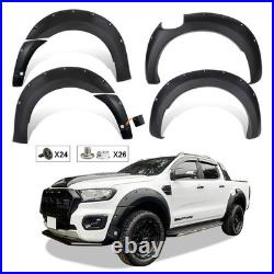 8. 6inch Wide Wheel Arches Fender Flares Kit For Ford Ranger 2019-2022 D/Cab