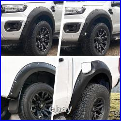 8. 6inch Wide Wheel Arches Fender Flares Kit For Ford Ranger 2019-2022 D/Cab