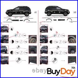 ABS Fender & Door Moulding Body Kit For Dacia Duster Off-Road Model (2018-2023) ABS Fender & Door Moulding Body Kit For Dacia Duster Off-Road Model (2018-2023)