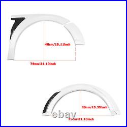 ABS White Fender Flares Cover Body Kit For Toyota Camry SE XSE 2018-2022 Sport