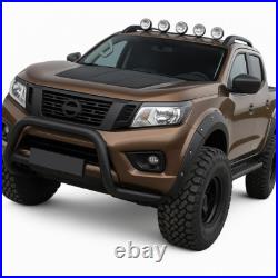 ABS Wide Fender Flares Wheel Arch Extensions For Nissan Navara NP300 2015-20