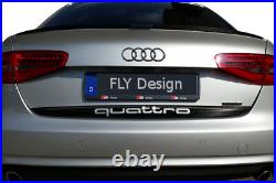 Audi a5 Coupe 8t3 8f7 Tuning Spoiler Rear Lip Carbon Look Slim Lip becqeut Lid