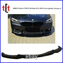 BMW 5 Series F10/F11 M-Pack 2011 to 2016 Front Splitter Version 2 Body Kit