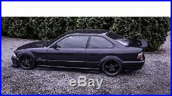 BMW E36 2-doors wide body kit. ABS plastic fender flares set. Wheel arches
