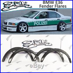 BMW E36 4 Doors Wide Body Kit. ABS Plastic Fender Flares Set. Wheel arches
