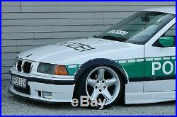 BMW E36 4 Doors Wide Body Kit. ABS Plastic Fender Flares Set. Wheel arches
