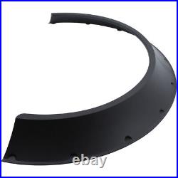 Black 4.5 Fender Flares Wheel Arch Extra Wide Body Kits For VW Scirocco