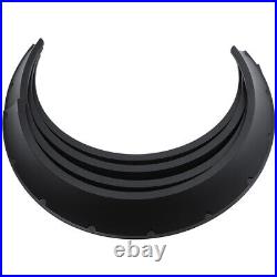 Black 4.5 Fender Flares Wheel Arch Extra Wide Body Kits For VW Scirocco